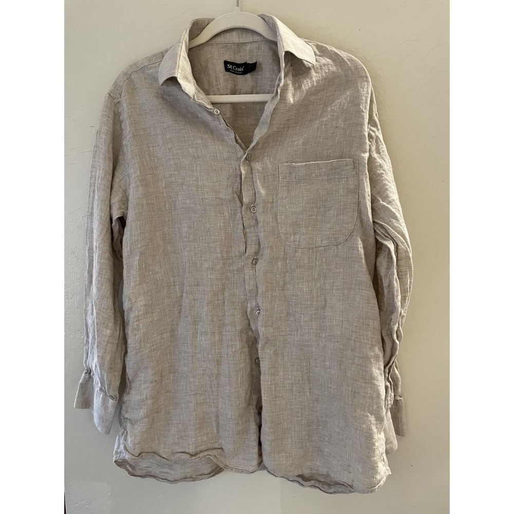 St. Croix Linen Button Down
